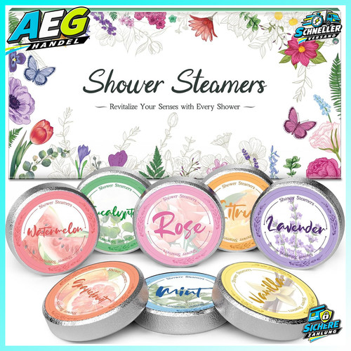 Shower steamers duftende - st.,