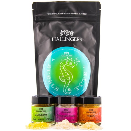 Badesalz geschenk set - badesalz, geschenk-set