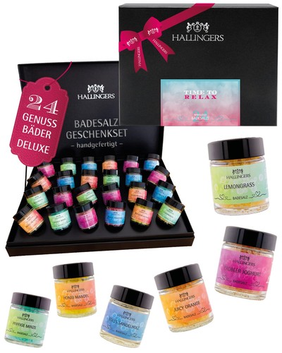 Badesalze geschenk set - badesalze, 24