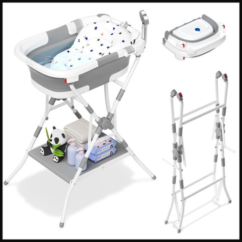 Faltbare babybadewanne mit - babybadewanne,