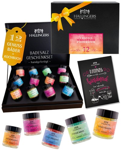 Badesalze geschenk set - badesalze, 12